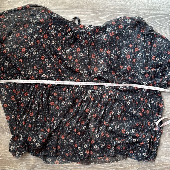 Free People Open Back Sweet Heart Top Medium - Picture 9 of 10